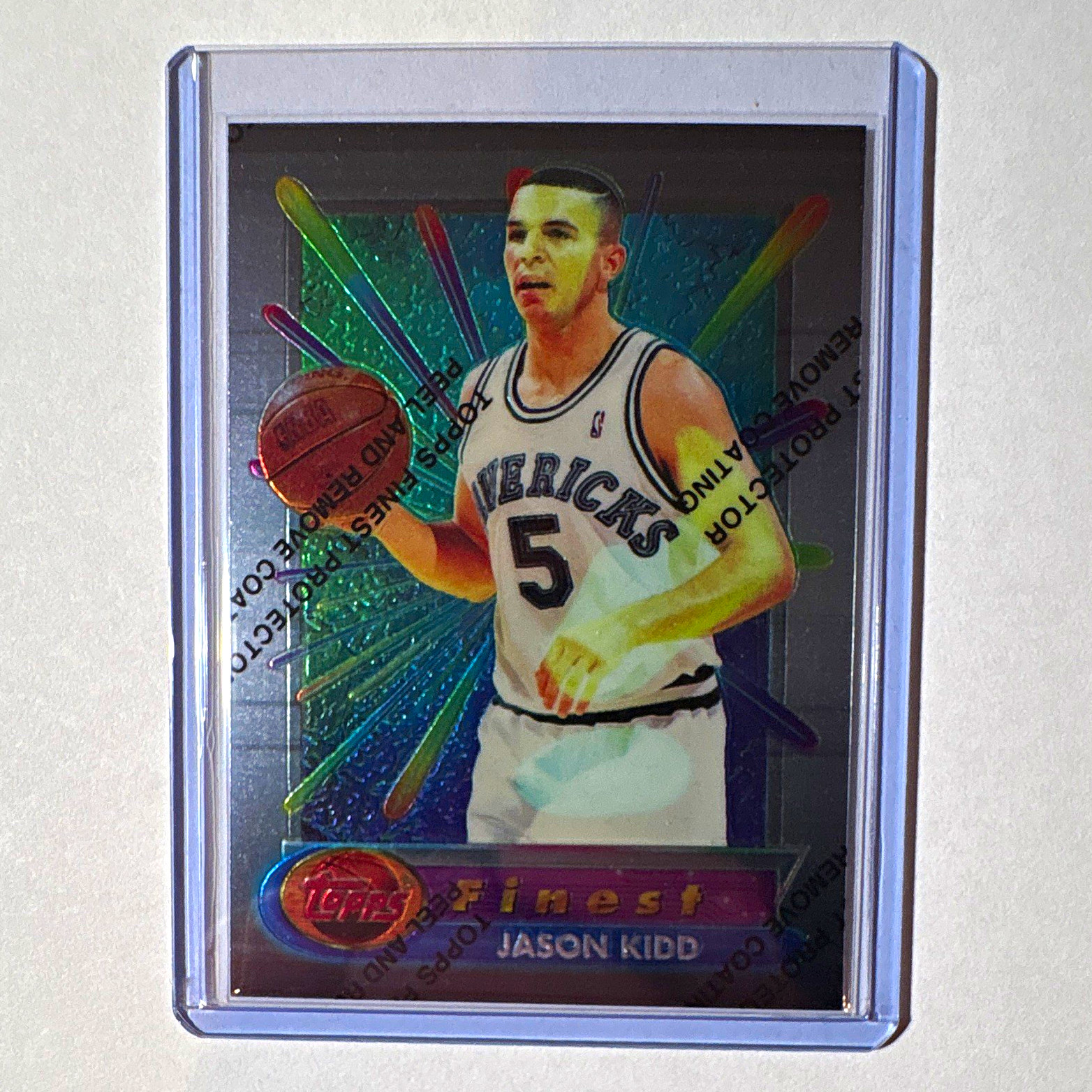 Topps 1994-95 Finest Jason Kidd Dallas Mavericks Rookie #286