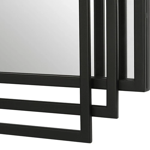 Uttermost 09768 Amherst 37 X 24 inch Matte Black Wall Mirror - Picture 4 of 6