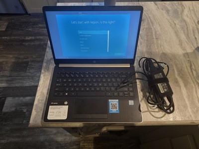 HP Notebook 14-cf0013dx 14'' Laptop Core i3-8130U @2.20GHz 8GB RAM, 1TB HDD