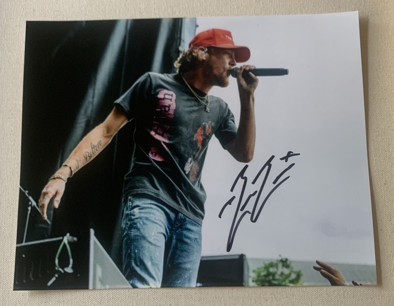 Country Music Superstar Bailey Zimmerman Signed Autographed 8x10 Photo   *SALE*