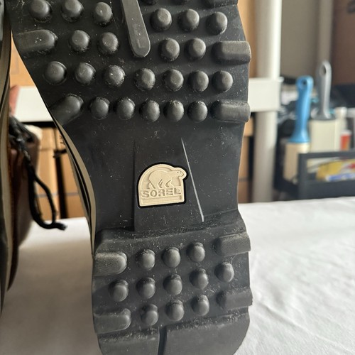 Sorel Caribou Bruno Leder Sherpa isoliert wasserdicht Schneestiefel Herren 9,5 - Bild 11 von 12