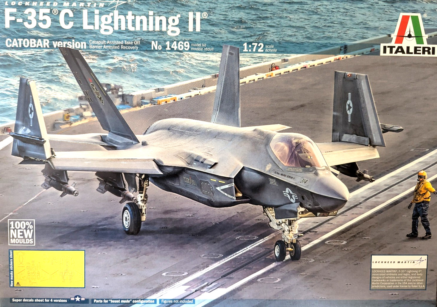 Carson F-35C Lightning Ii Modellbausatz 1:72 - Bild 2