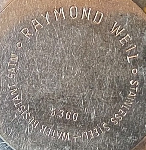 Raymond Weil Tango Geneve 5360 28mm All SS Swiss Quartz Domed Crystal Watch Runs - Picture 18 of 23