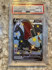 2020 Pokemon SWSH FA/CHARIZARD V Champions Path GEM MT 10