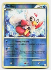 Delibird 39/123 Uncommon HeartGold & SoulSilver Pokemon Reverse Holo LP on eBay
