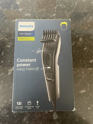 Philips HC351013 Series 3000 Haarschneidemaschine mit Kabel Schwarz leichte Beschädigung am Karton Neu