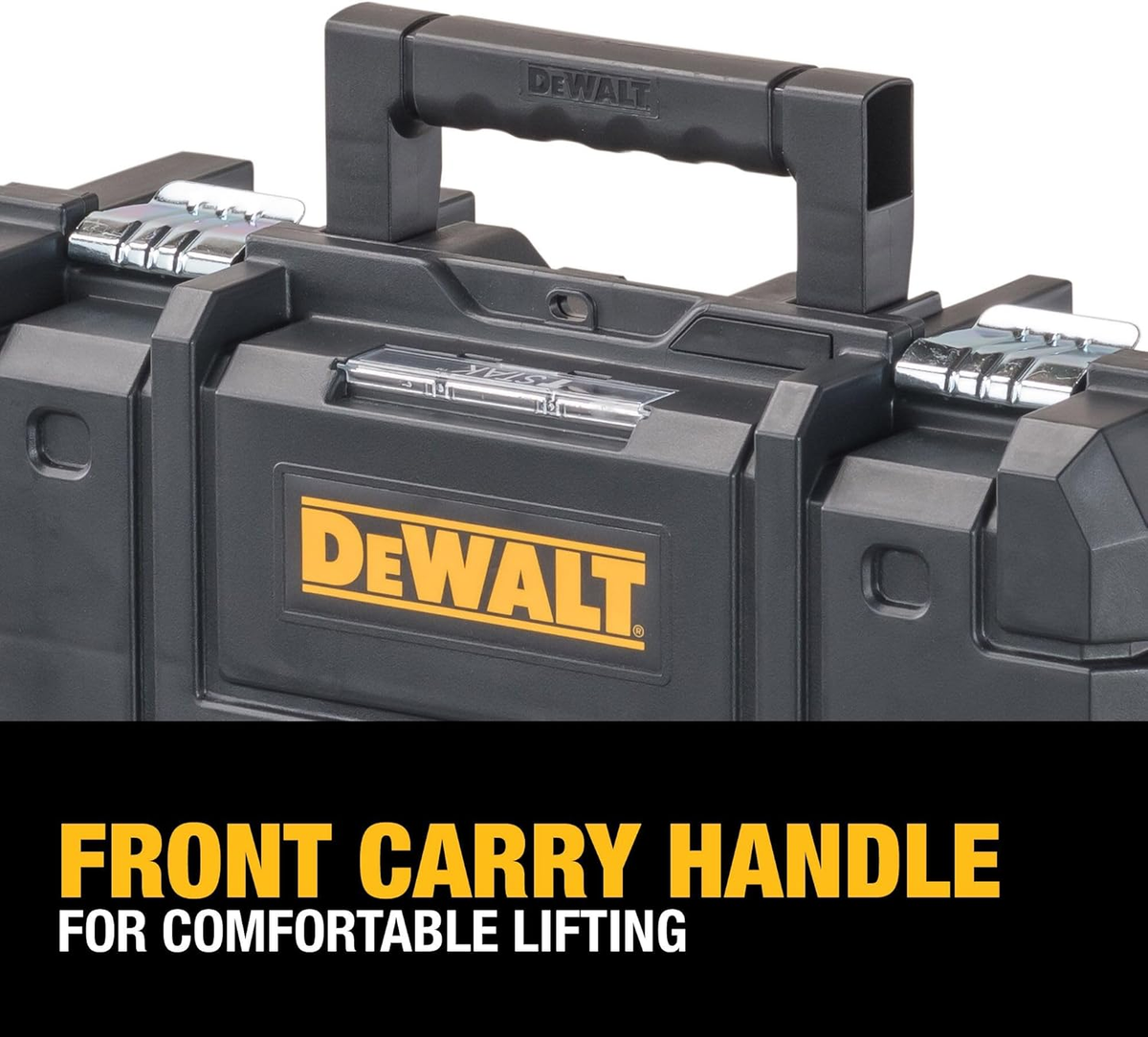 DEWALT TSTAK II Tool Box, Flat Top Tool Storage Case, Organizer 