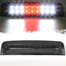 Partsam High Mount Stop Light Third 3RD Standard, Smoke Lens Chrome Housing