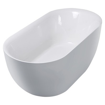 Lykke Badewanne Arctic Deluxe 1500x750x580mm, Weiß