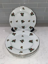 6  Lefton Porcelain China   HOLLY  & Berry 9 ...