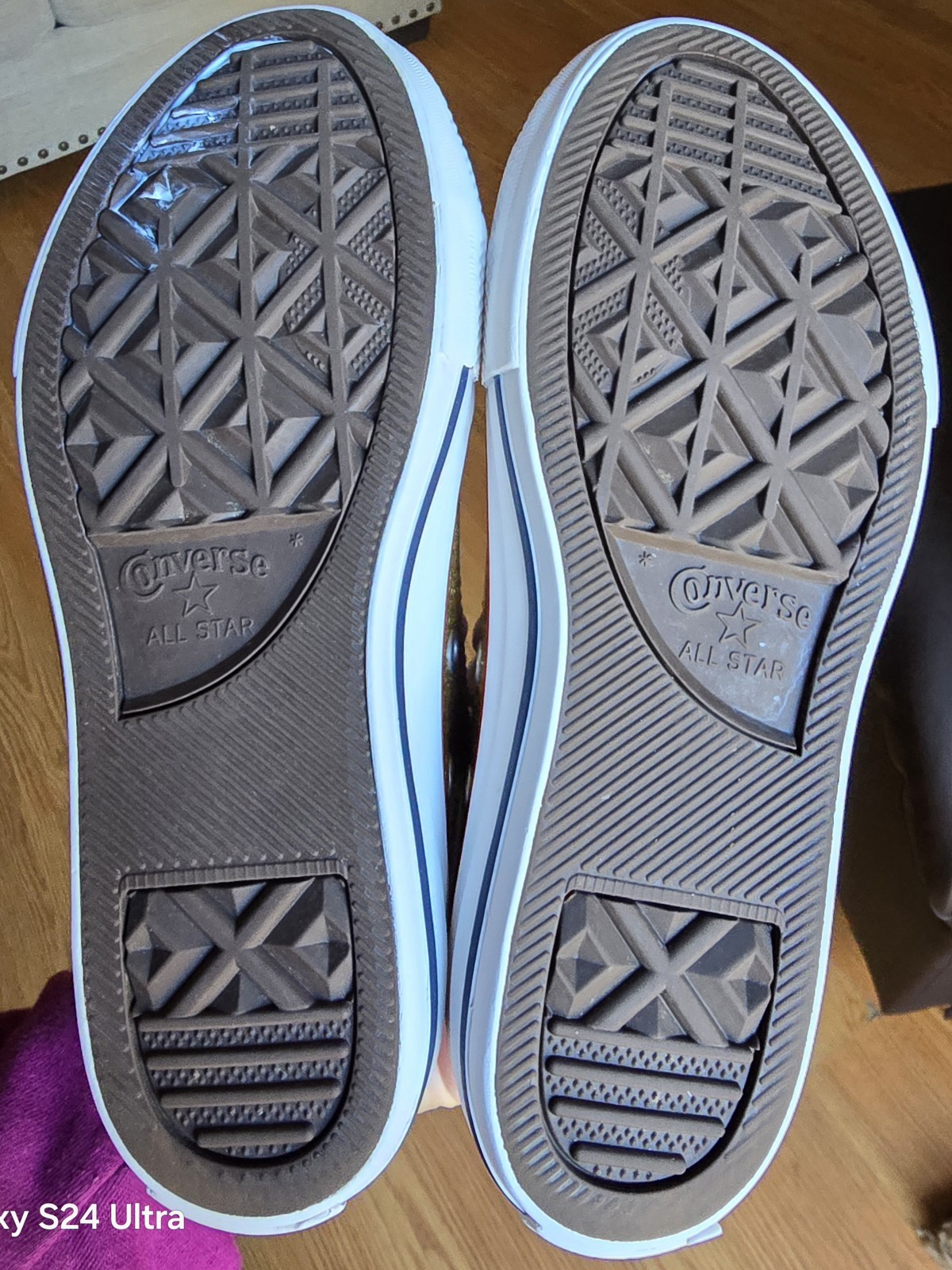 QSz 1 Little Girl's CONVERSE CTAS HI SPORT GOLD SPARKLE Casual Shoes thumbnail 7