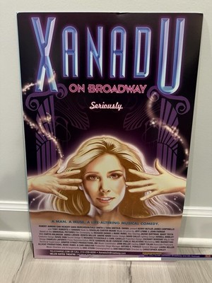 Xanadu Broadway Musical Theater Window Card Poster Collectible Original Rare