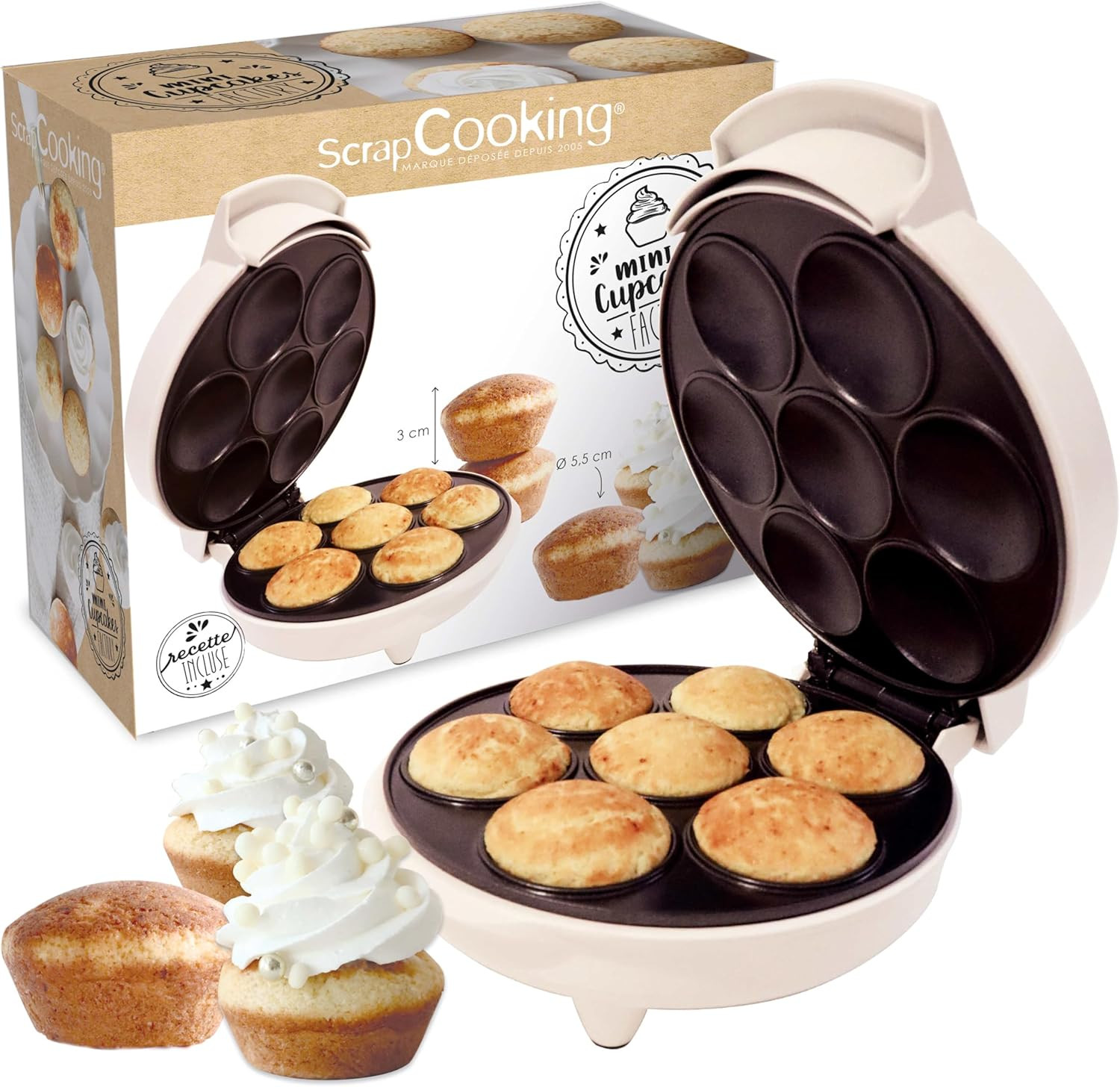 Mini Cupcakes Factory: Dispositivo per Crea Muffin in 5 Minuti