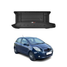OMAC Gummi Kofferraumwanne für Toyota Yaris 2005-2011 TPE Laderaumwanne Schwarz