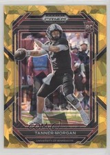 2023 Panini Prizm Draft Picks Gold Ice Prizm Tanner Morgan #113 0c4