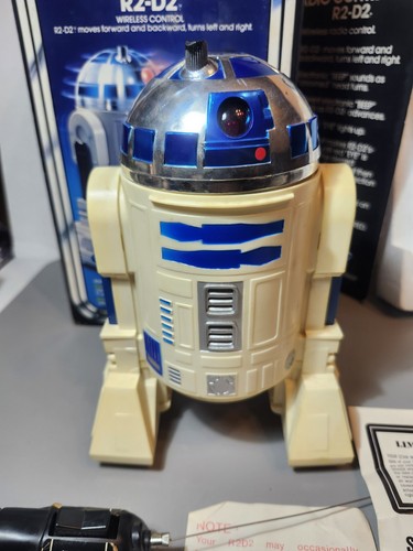 Vintage Star Wars Remote Control R2-D2 Complete w/Box Insert RC 1977 Kenner - Picture 2 of 18