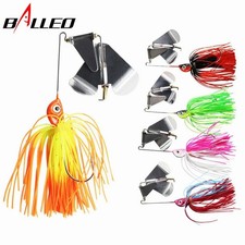 BALLEO 14.7G Spinner Buzzbait Lure – Weedless Bass Jig Wobbler, 5 Colors (1pc)