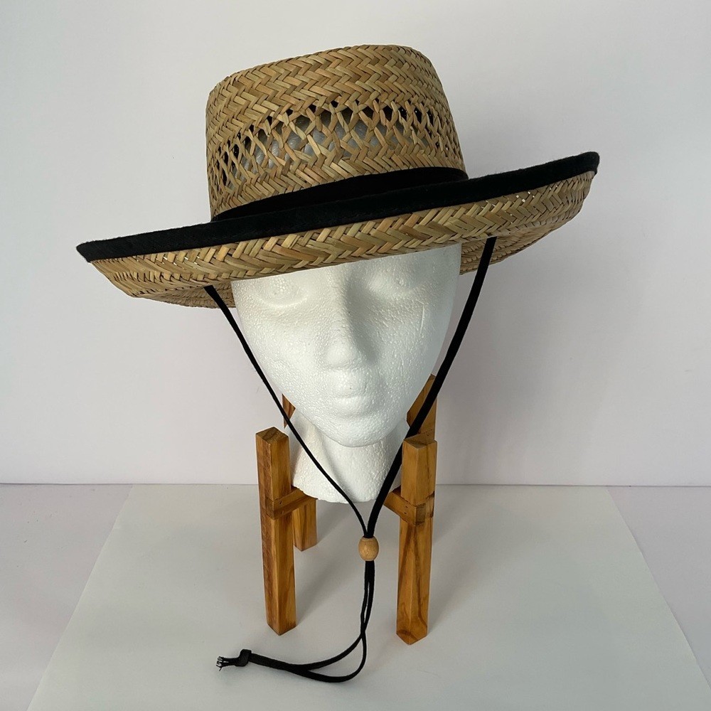 NWT Gold Coast Sunwear Straw Sun Hat | eBay display picture 3