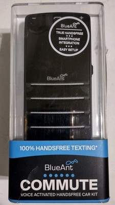 BlueAnt Commute Bluetooth Handsfree True Speech to Text Car Speaker Kit OPEN BOX