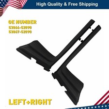 2x Front Wiper Side Cowl Corner Windshield Trim Cover For Toyota Yaris 2012-2014