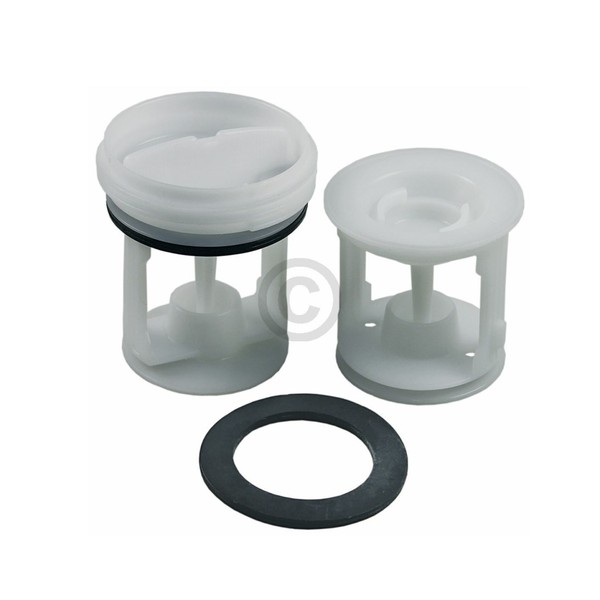 Flusensiebeinsatz Indesit C00141034 FüR Askoll Plaset Ablaufpumpe Waschmaschine-image