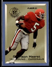 1993 Fleer #2 Garrison Hearst 1993 Prospects Football Card 1902E