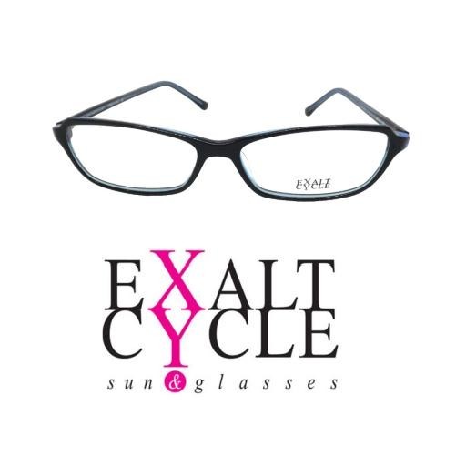 Eyeglass Frame For Men Women Blue Plastic EXALT CYCLE EXCISE C2