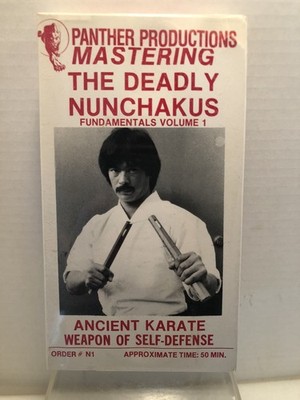 Panther Productions Mastering The Deadly Nunchakus Vol 1 Sealed Dave Tomaselli
