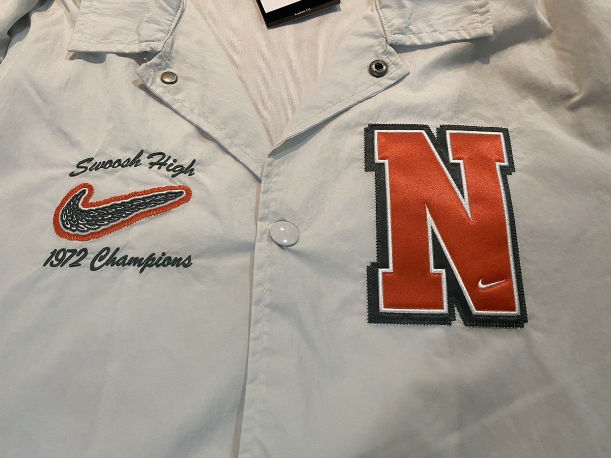 Nike Authentics Coaches Windbreaker Jacket Swoosh High HJ6904-025