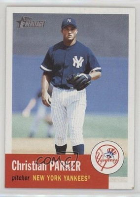 2002 Topps Heritage Christian Parker #424 0q3