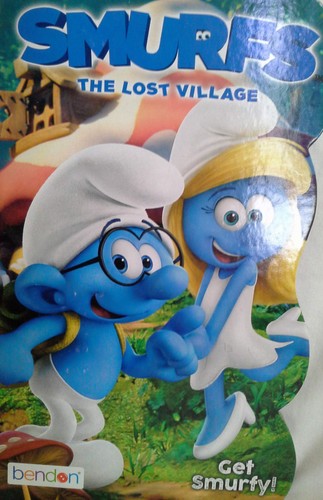 Smurfs The Lost Village Children's Shaped Board Book
