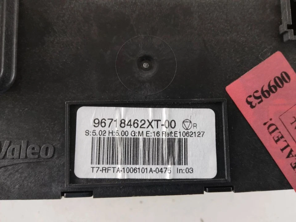 Peugeot RCZ 2010 Petrol ECU Air Conditioning 96718462XT RZV59539 - Image 3 of 4