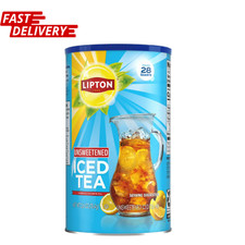 Lipton Unsweetened Black Tea Iced Tea Mix, 28 Quarts (pack of 1)