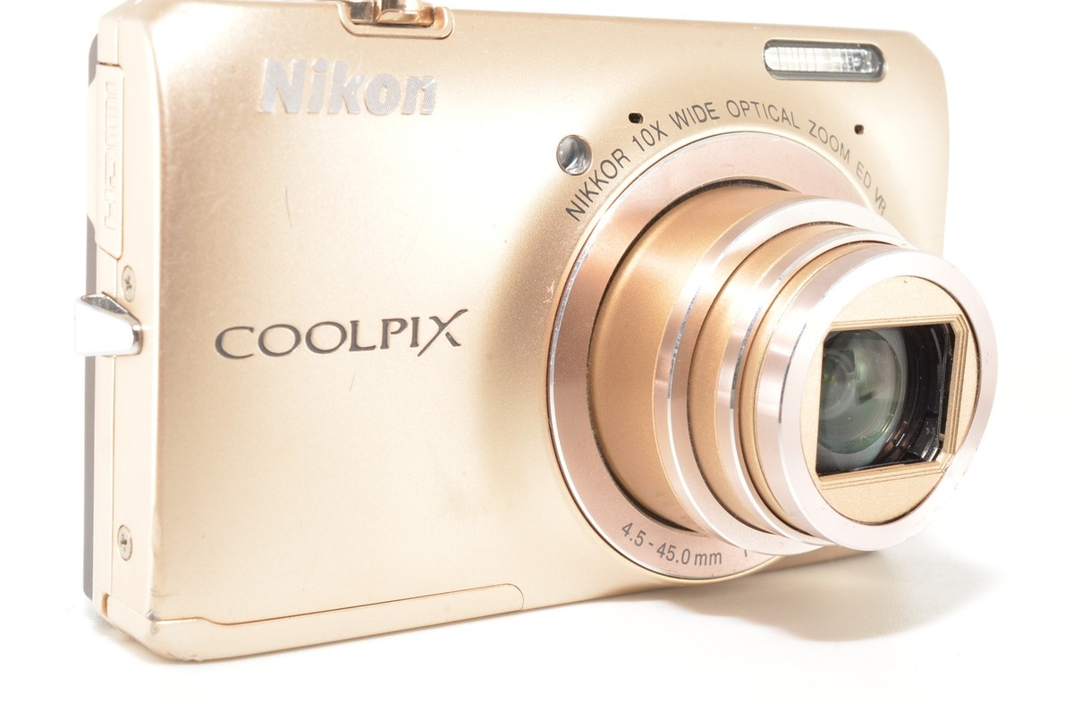 Nikon Coolpix S6300 16 MP Compact Digital camera GOLD From