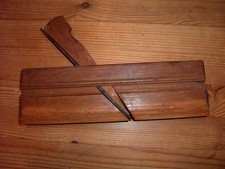 Profilhobel (Nut) aus Holz aus Sammlungsauflösung, antik