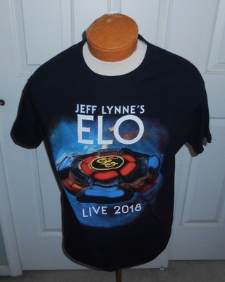 JEFF LYNN'S ELO 2018 TOUR T SHIRT MEDIUM BLACK ELEC LIGHT ORCHESTRA