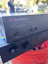 AudioSource Amp 100 Stereo Power Amplifier 100 -Watt 2-Channel Black