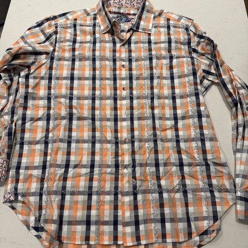 Robert Graham Shirt Men 2XL Multicolor Button Up Classic Fit Flip Cuffs - Picture 3 of 10