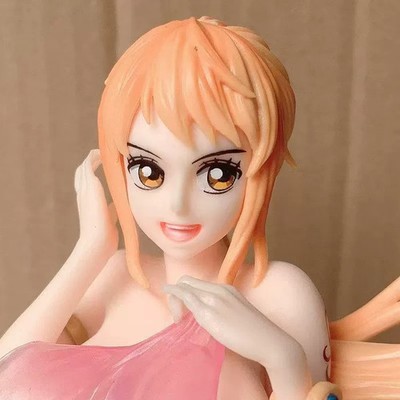 No Box Anime Nami Double headed Bath towel 1/7 Scale Ver. PVC Figure Statue 14cm
