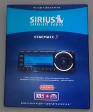 Sirius XM Satellite/ FM Radio Vehicle Kit l Starmate 5 l Dock  Play