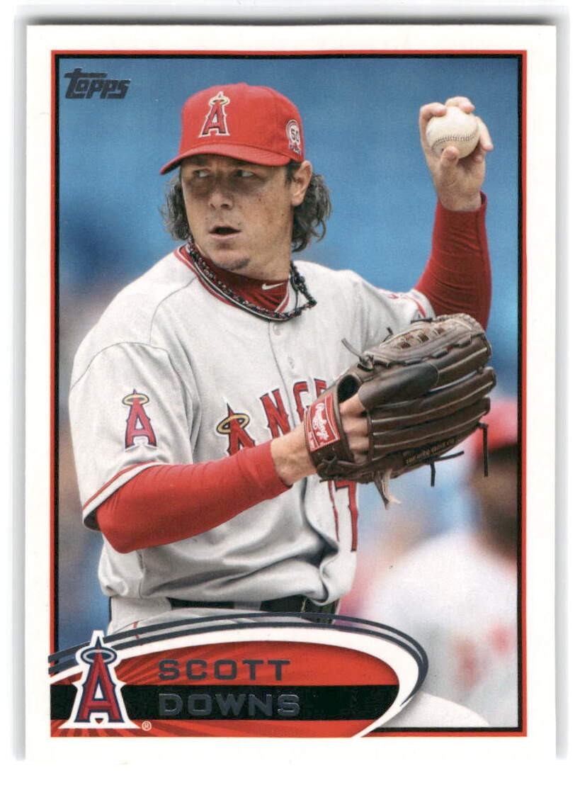 Scott Downs 2012 Topps Baseball #123a Los Angeles Angels