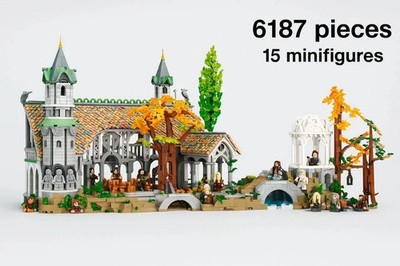 NEW Lord of Rings Rivendell Castle Building Blocks Generic Set 6167 pcs ALL FIGS