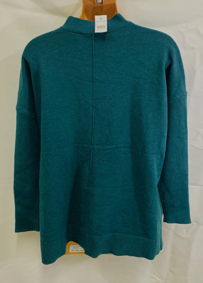 Ann Taylor Long Sleeve Womens Green Sweater Size Small D206 Cl003