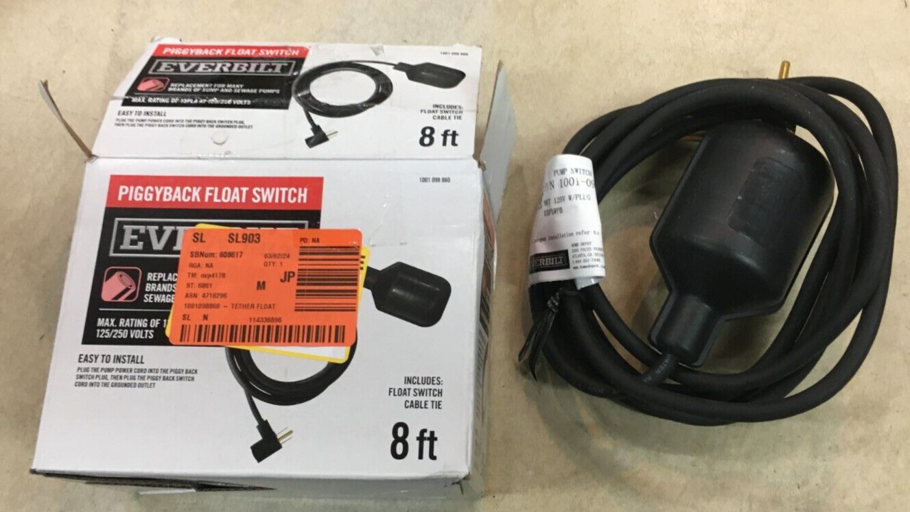 Everbilt Piggy Back Float Switch for Sump and Sewage Pumps 1001098860 eBay