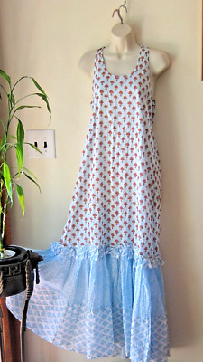 NEW Roberta Roller Rabbit MAXI Racerback Bottom Sweep Dress~STUNNING ON~XS or Sm