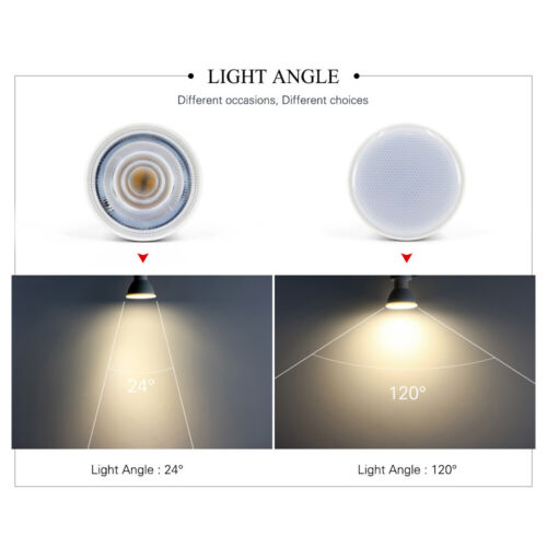 LED bulb MR16 GU10 E27 E14 6W 24 120 degrees COB spotlight 220V white light - Picture 2 of 7