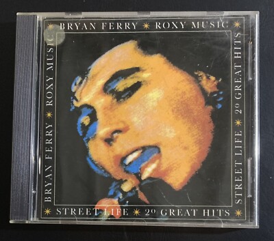 Bryan Ferry & Roxy Music ''Street Life: 20 Greatest Hits'' CD (1989) PLAYS GREAT!!