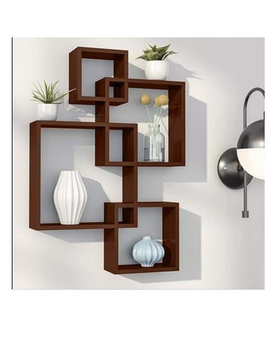 Miroir mural en bois doré à décor floral – Napoléon III