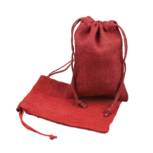 3" x 5" Burlap Party Favor Bags with Jute Drawstrings 12 Pack (9 Colors) - Picture 4 of 9