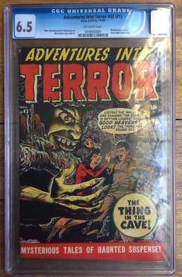 Adventures Into Terror #43 (#1) Russ Heath Cover CGC 6.5 1950